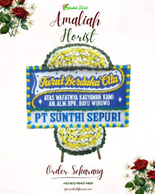 Papan Bunga Duka di Dumai Timur