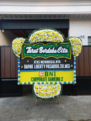 Papan Bunga Duka di Dumai Timur