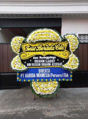 Papan Bunga Duka di Dumai Timur