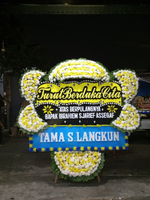 Papan Bunga Duka di Dumai Timur