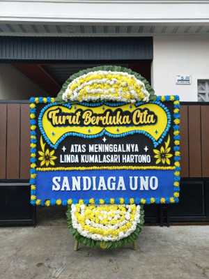 Papan Bunga Duka di Dumai Timur